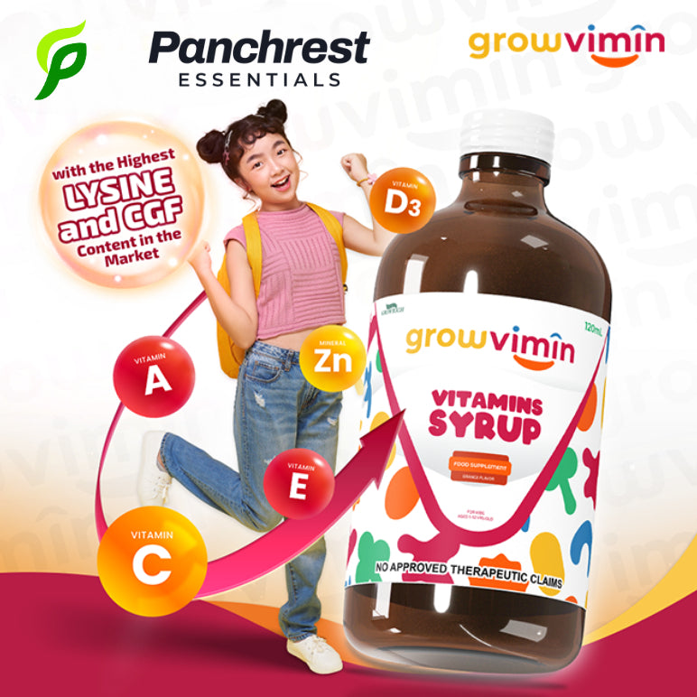 Best Vitamins for Kids: Growvimin with CGF & Lysine (FDA Approved)