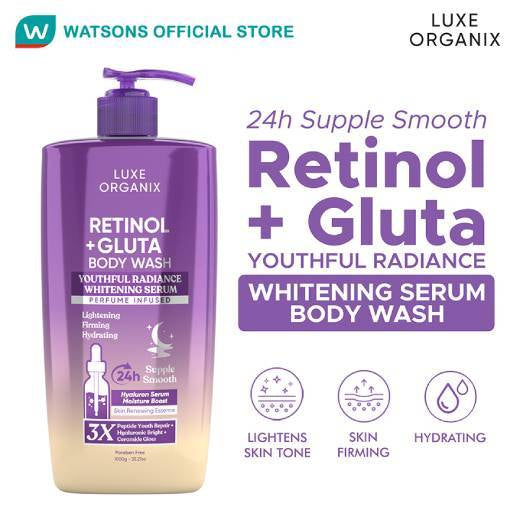 LUXE ORGANIX Retinol Serum Body Wash 1000g