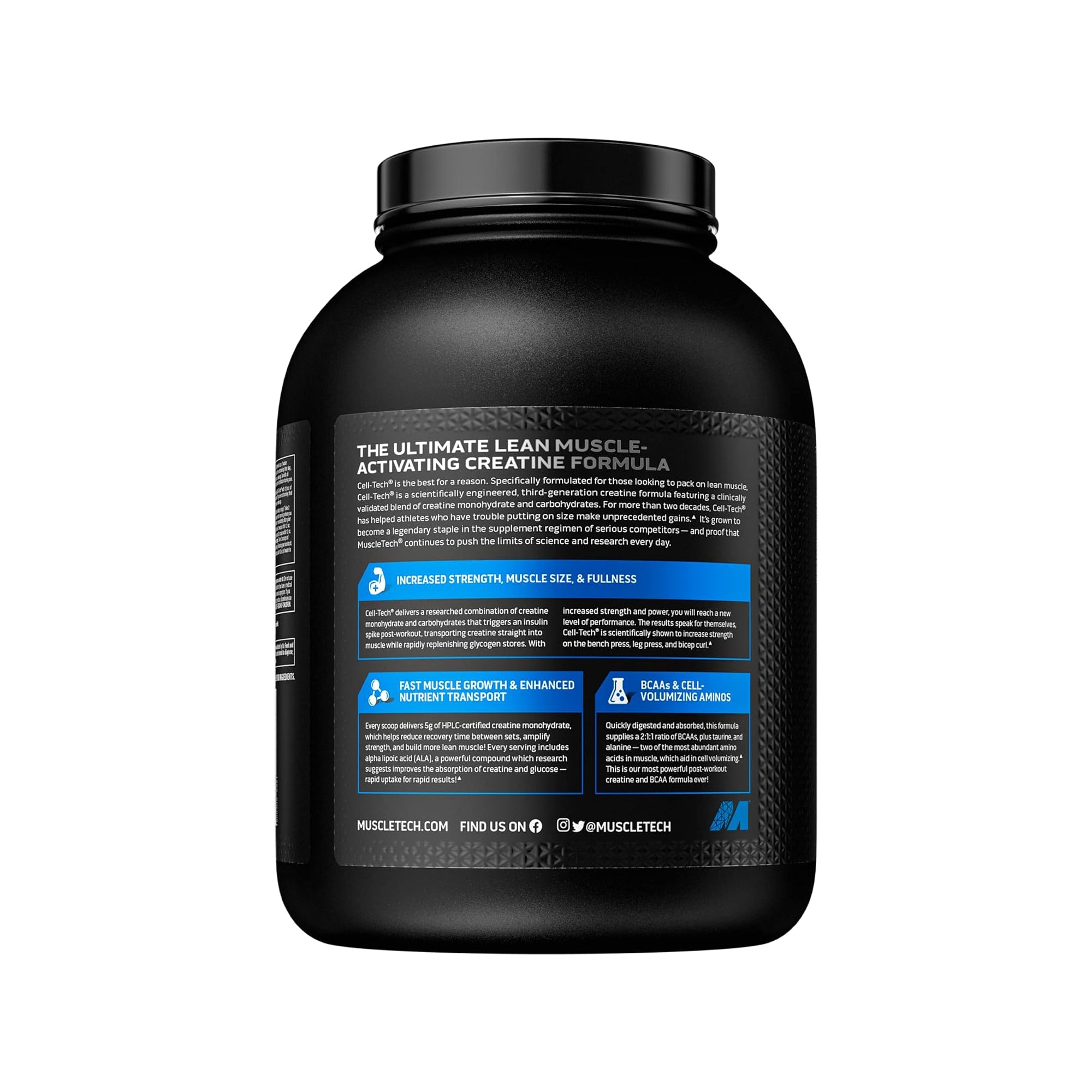 MuscleTech Cell-Tech Creatine Powder | Post Workout Recovery Drink 6 lbs