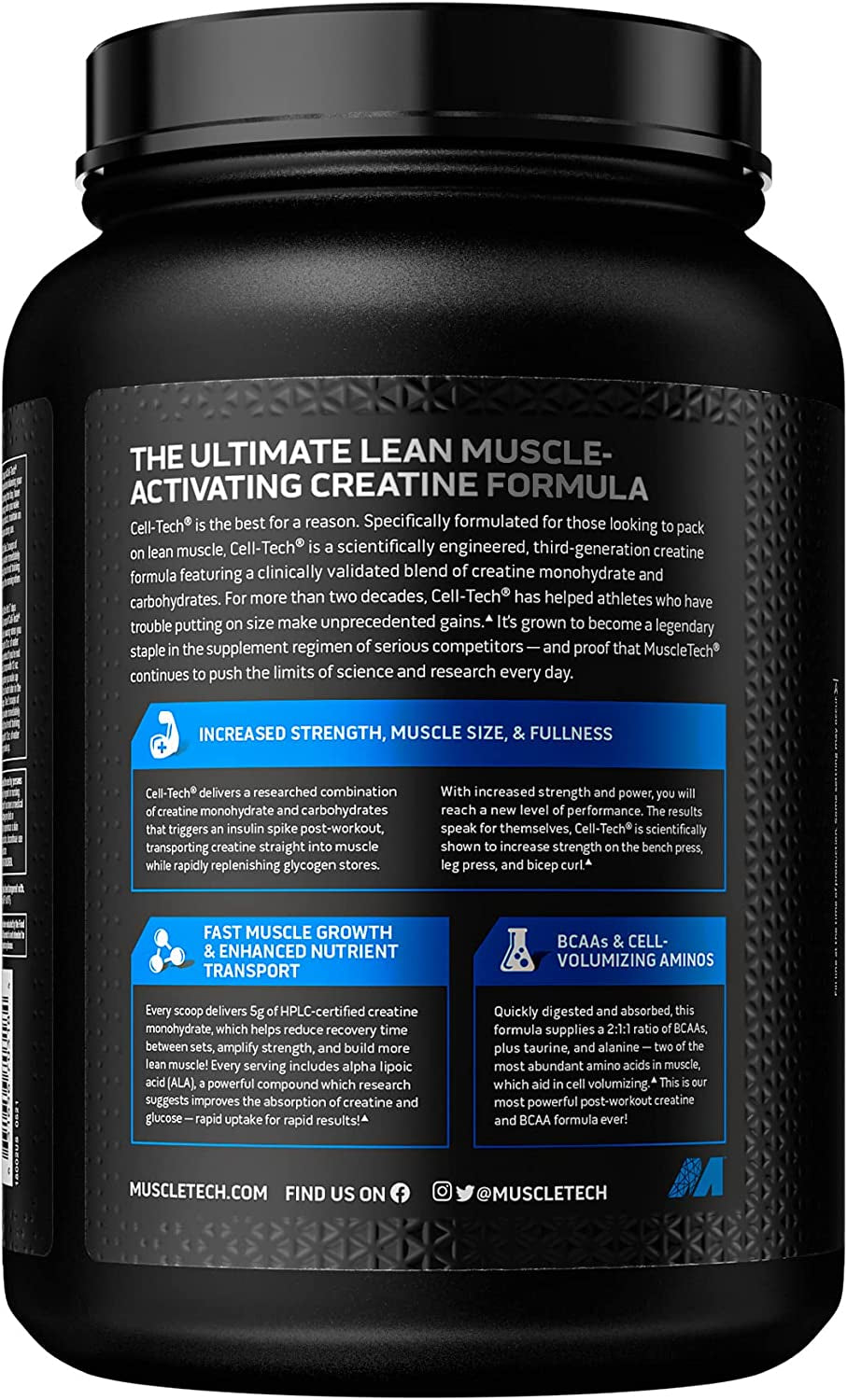 Muscletech Cell-Tech Creatine 3lbs
