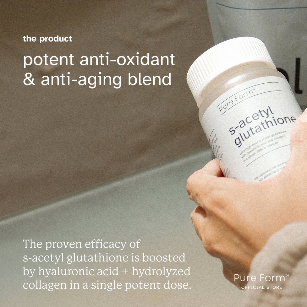 Pure Form S-Acetyl Glutathione: The Gold Standard for Skin Brightening & Anti-Aging