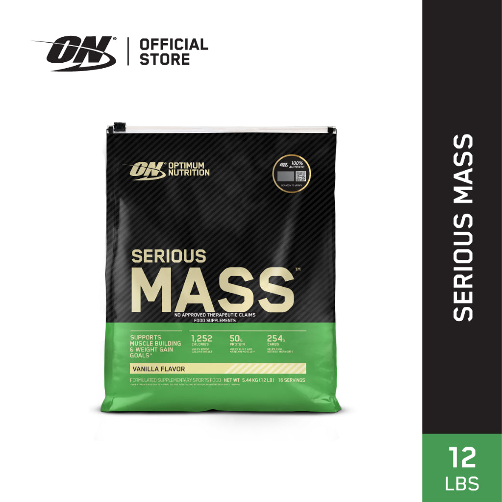 Optimum Nutrition Serious Mass Gainer Protein 12 lbs
