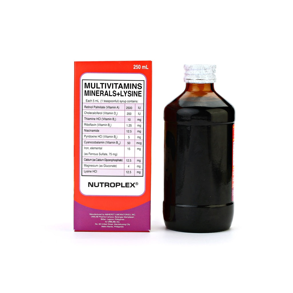 NUTROPLEX With Iron & Lysine Syrup 250ml