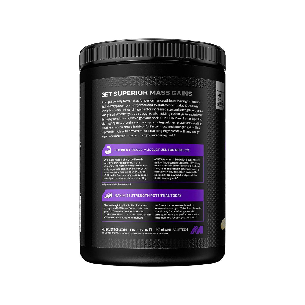 MUSCLETECH 100% Mass Gainer 5.15lbs