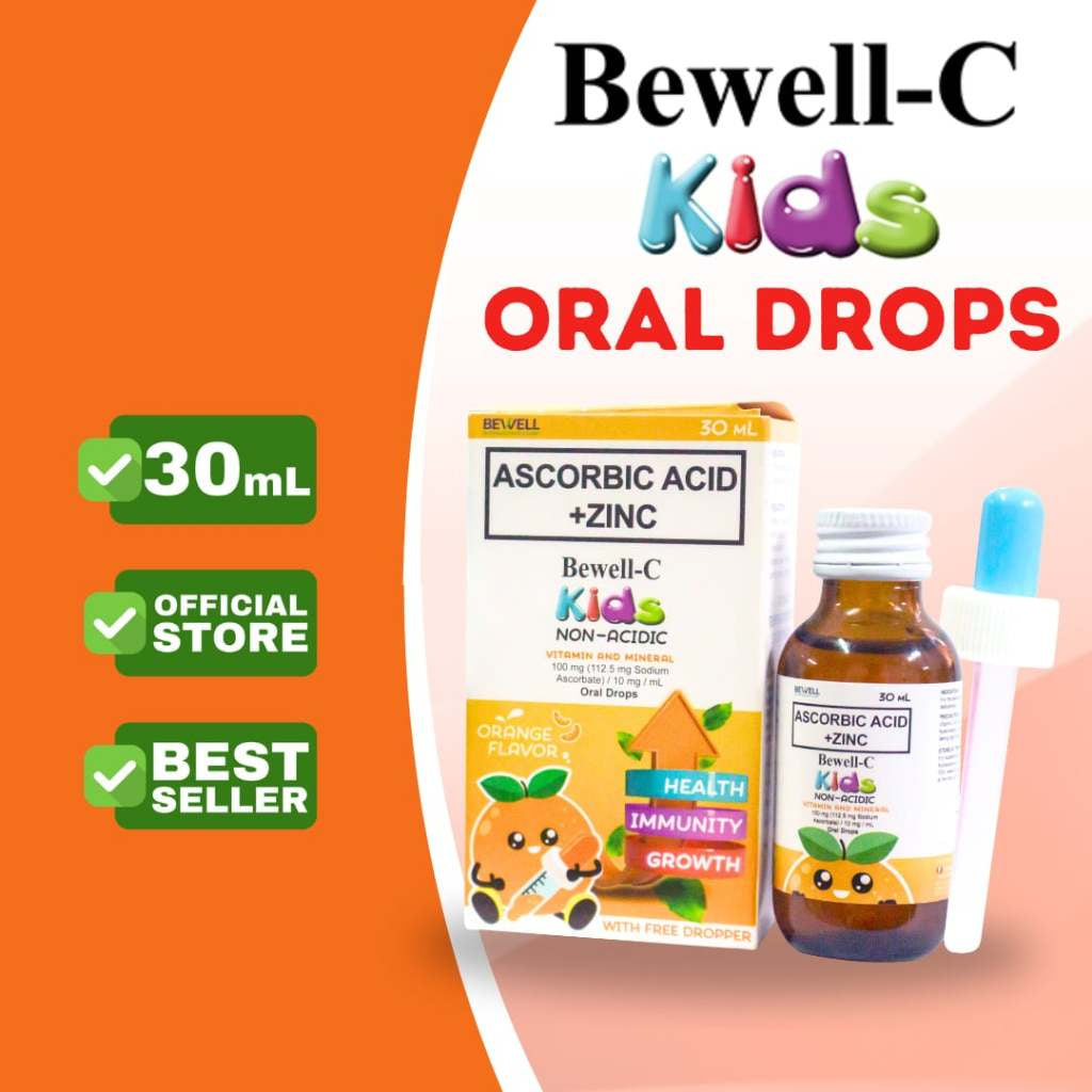 Bewell-C Kids Non-Acidic Vitamin C With Zinc 30ml Bottle
