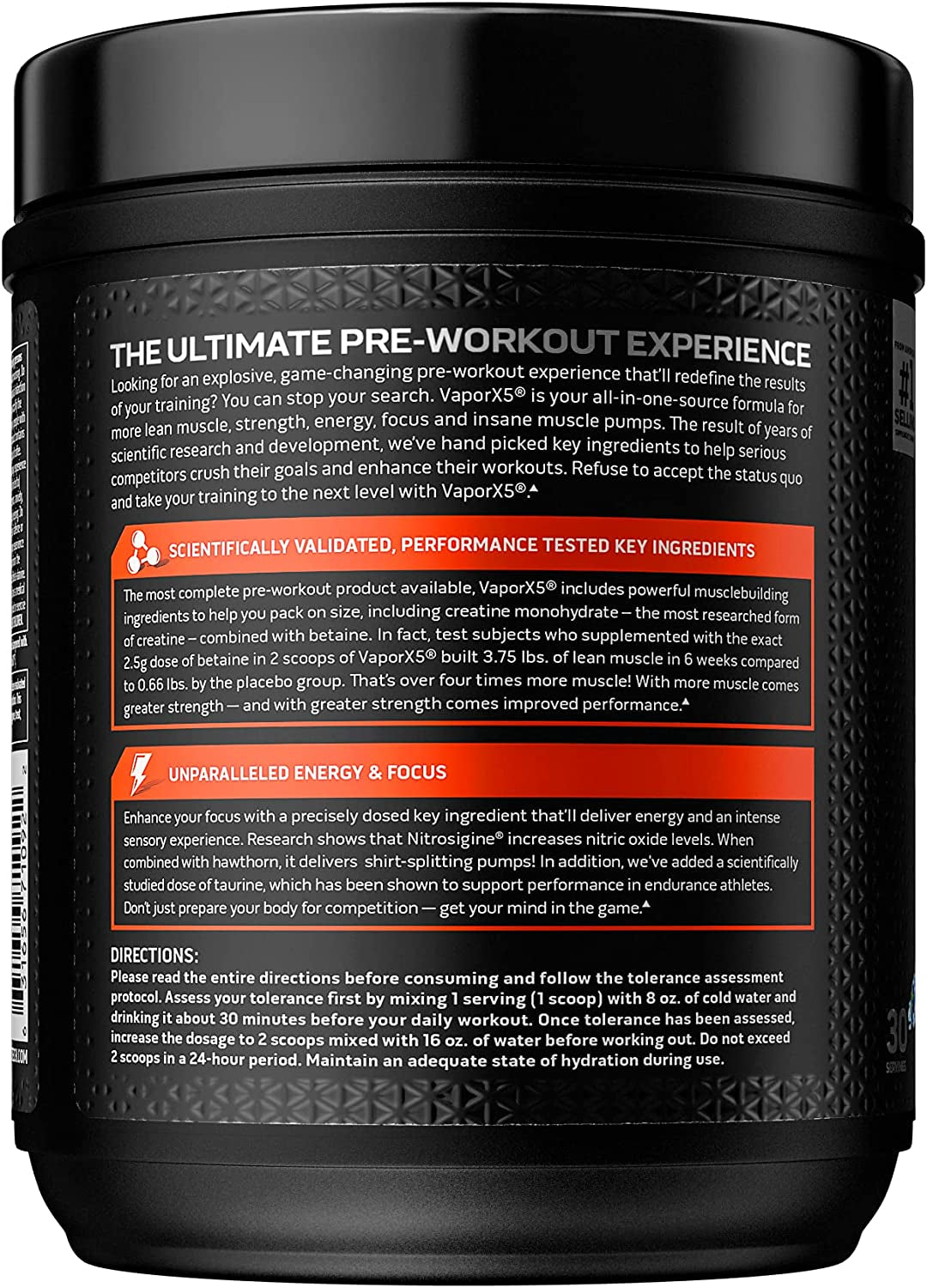 Muscletech Vapor X5 260g 30 servings
