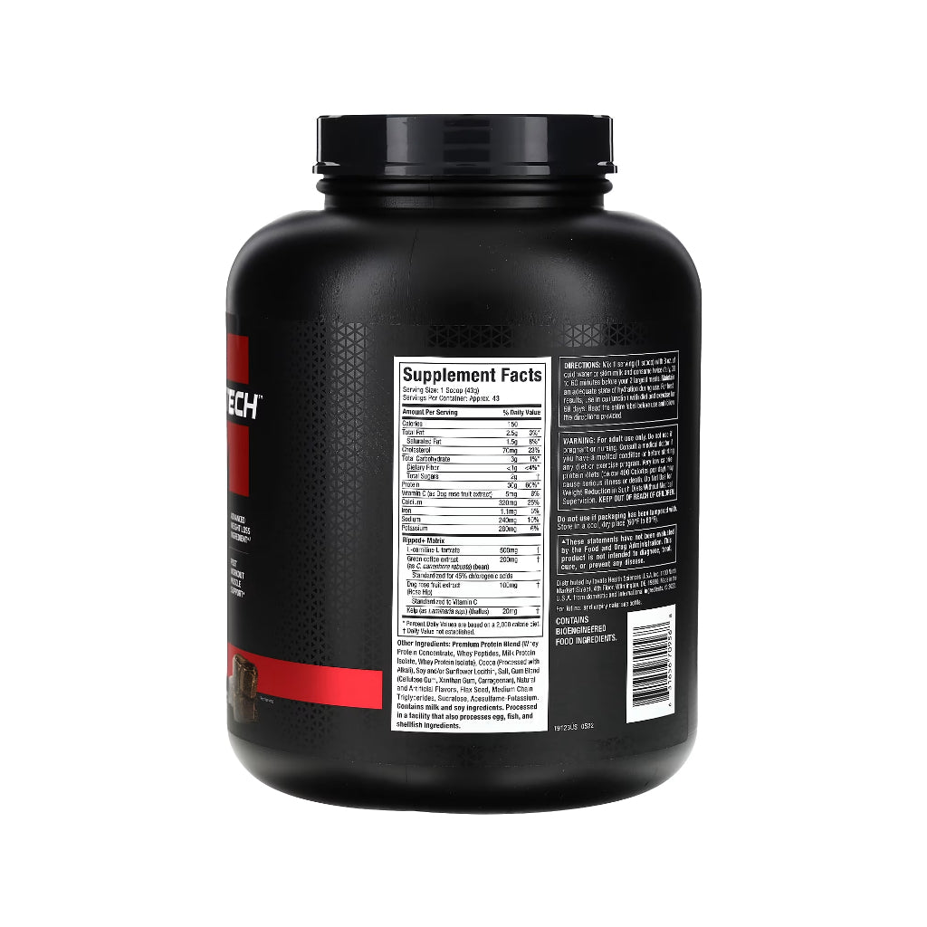 Muscletech Nitrotech Ripped Whey Protein 4 lbs. FREE Shaker