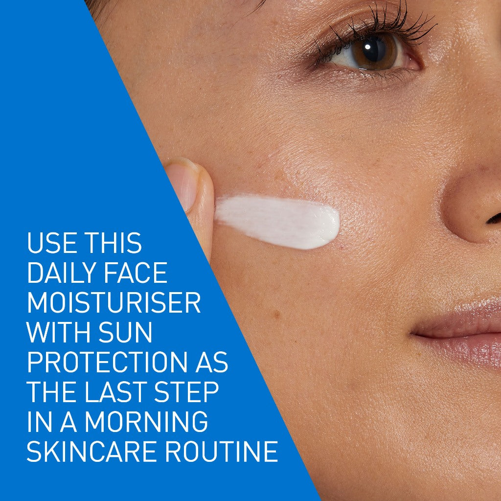 CeraVe Facial Moisturiser AM PM Set | Day Moisturizing Lotion SPF30 with Oil-Free Night Cream