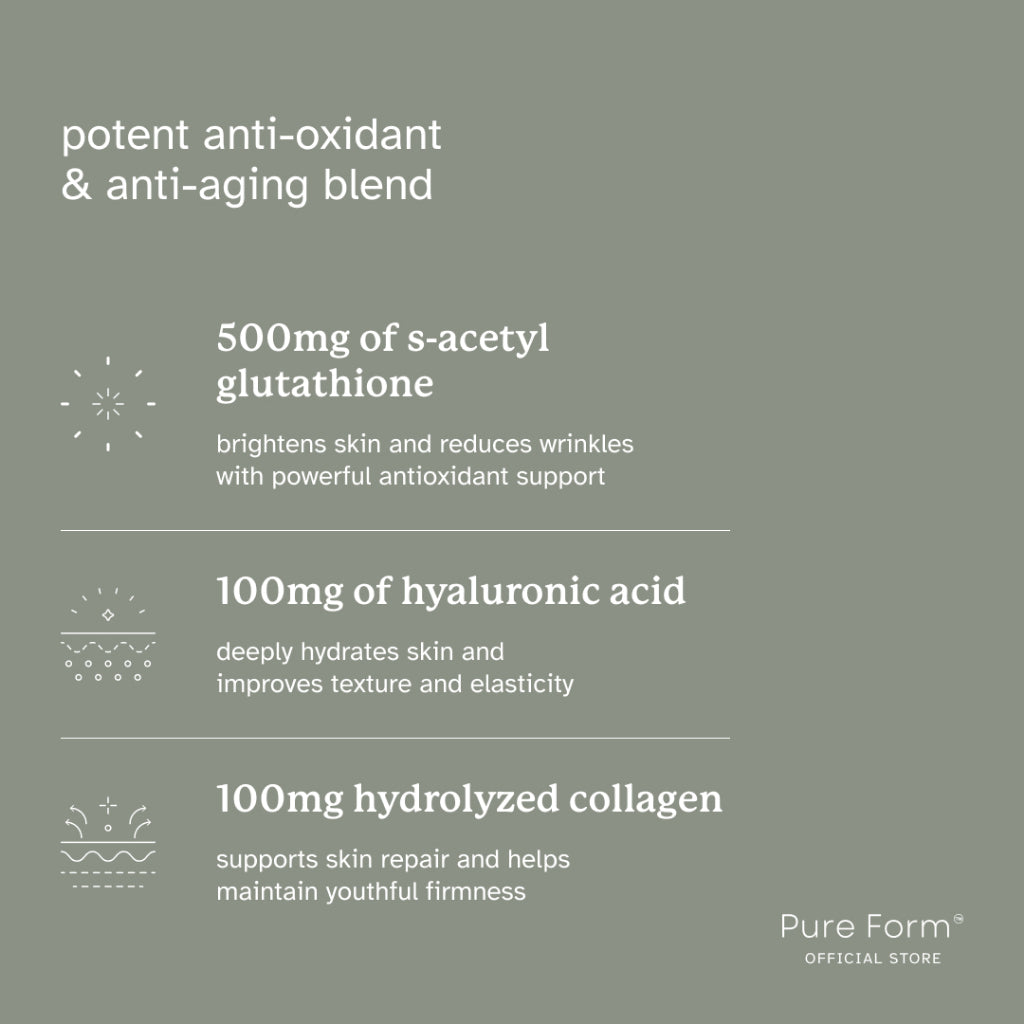Pure Form S-Acetyl Glutathione: The Gold Standard for Skin Brightening & Anti-Aging
