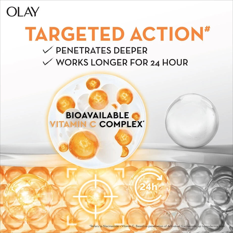 Olay Power Duo: Retinol Anti-Aging Serum &amp; Niacinamide + Vitamin C Brightening Serum