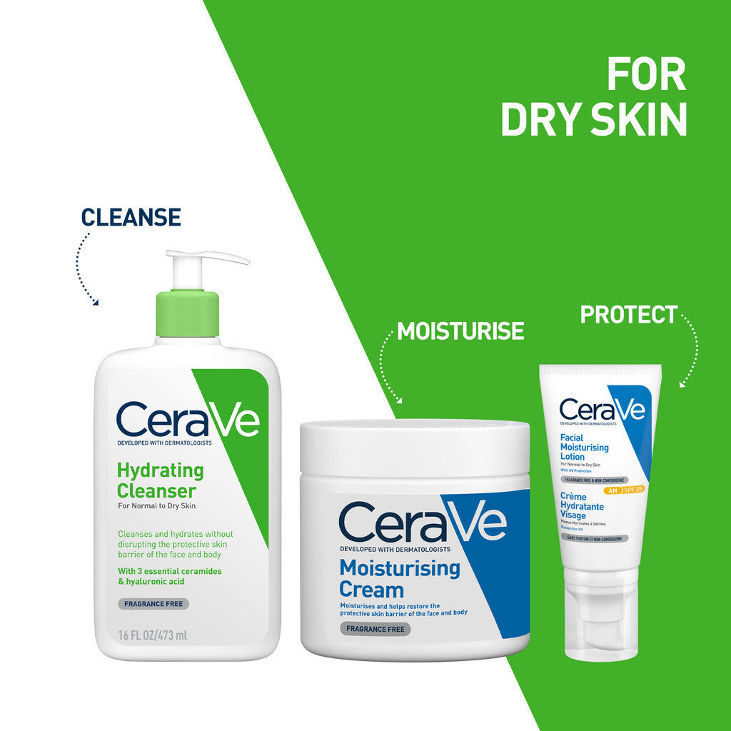 CeraVe Foaming Cleanser for Normal to Oily Skin (88ml/236ml/473ml) | Skin Barrier Face Wash