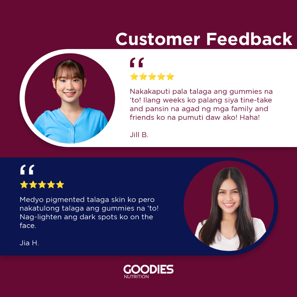 Glam Goodies by Goodies Nutrition: Delicious Glutathione Gummies for Brighter Skin