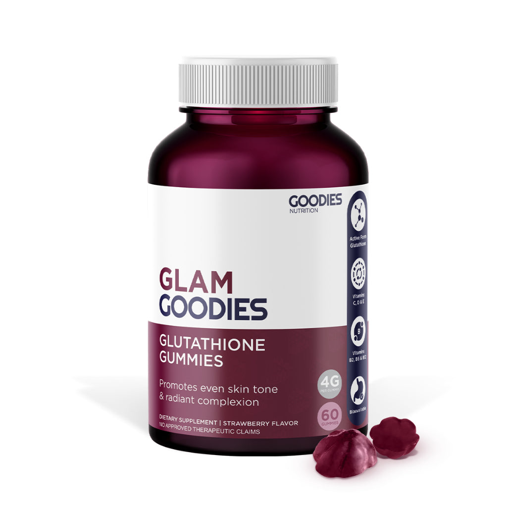 Glam Goodies by Goodies Nutrition: Delicious Glutathione Gummies for Brighter Skin