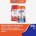 Kids Fruity Bundle: Scott's DHA Gummies Orange 60s & Centrum Kids Multivitamin Gummies Apple 60s