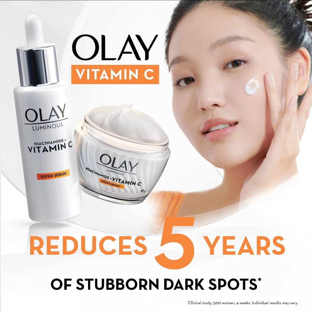 Olay Power Duo: Retinol Anti-Aging Serum &amp; Niacinamide + Vitamin C Brightening Serum