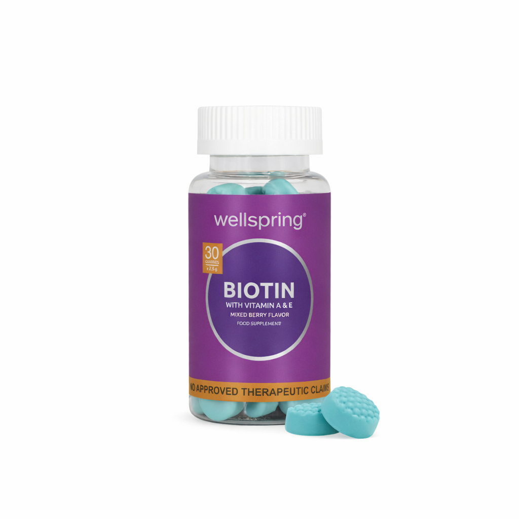 WellSpring Biotin (Vitamin B7) For Hair Skin and Nails